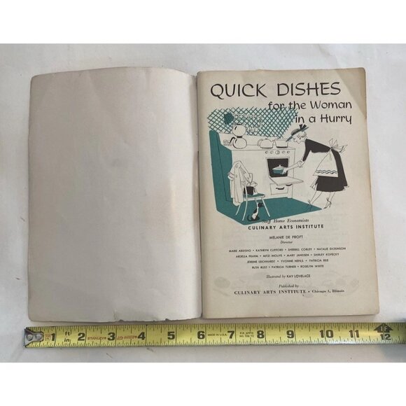 1950s Culinary Arts Institute Cookbooks Italian French Gourmet MCM Lot of 12 - Picture 15 of 16